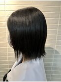 こなれミディ小顔カット美髪こなれヘアイメチェン