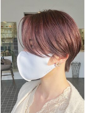 ソアヘアー(Soar hair) ぴんく×ハンサムショート