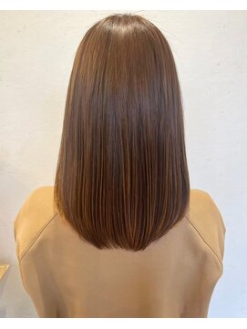 ハクバイジェービー 稲毛(hak by jb) 前髪/マチルダボブ/ピンクベージュ/インナーグレージュ[稲毛駅]