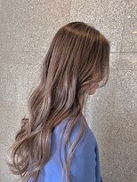 ヘアメイク アージュ 大野城 下大利店(HAIR MAKE age)&nbsp;ブリーチハイライトのローレイヤーロング　20代30代40代50代系