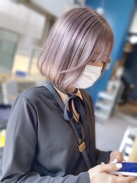 リノショアーズ ショウナン 辻堂店(RinoShores SHONAN) 透明感抜群♪ダブルカラーブリーチハイトーンピンク大人美人