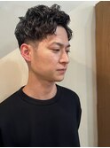 メンズしっかりパーマ