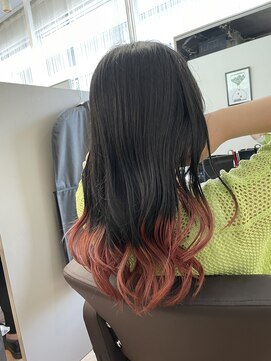 ジエクト ヴィシア(The Ect VIXIA) 裾カラー/ピンクカラー/グラデーションカラー/コーラルピンク