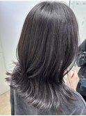 ミディアムレイヤーで簡単くびれヘアー