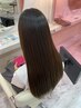 NEW【本間指名限定】艶めく美髪矯正+カット+髪質改善トリートメント￥20900