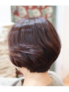 リンクフォーヘアー(Link for hair) ショートカット、キララカラー