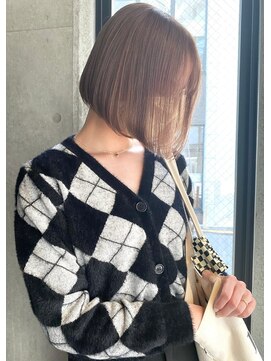 ムク 横浜店(muku) ミルクティーベージュダブルカラーケアブリーチインナーカラー