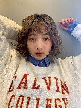 ラーサ(LaHzA) 大人ショートパーマボブパーマくるくるパーマプードルパーマボブ