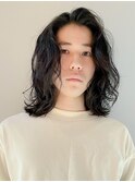 【SAL】メンズロングパーマ
