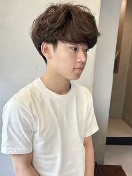 ヘアー アイス ルーチェ(HAIR ICI LUCE) 無造作/外国人風/ニュアンス/メンズ/緩め/大矢