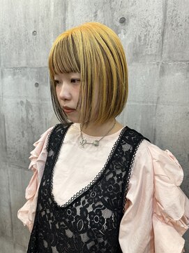 ラポ(lapo) イエローのアンブレラカラー