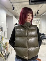 イー(Ii)&nbsp;赤髪/ロブ/顔まわりレイヤー/オン眉/暖色カラー