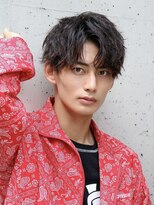 ルーシー 川越(LUCEY)&nbsp;センターパートフェザーパーマシャドウパーマメンズパーマ