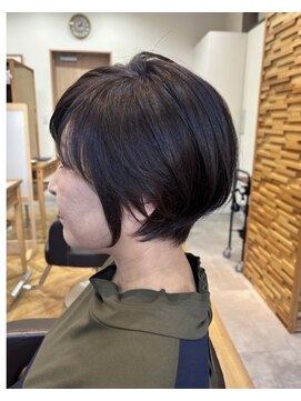 大人美人ヘア！メテオカラー＋丸みショートで変身3［川越駅］