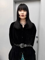 ヴァーディ オモテサンドウ(Vardy omotesando)&nbsp;hime/姫カット レイヤーカット モード ワイドバング 黒髪