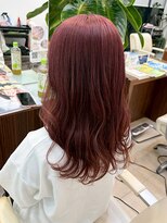 ヘアーアンドエステ ハラダ 滝ノ水店(Hair&Esthe Harada) ケアブリーチ/ダブルカラー/ローズピンク