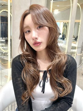 ロンドアンメゾン 原宿(Lond un Maison.) バタフライカットグレーブラウンワンホンレイヤー/原宿