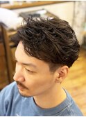 大人ショートパーマスタイル