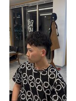 岡田理髪処&nbsp;ローファード×ピンパーマ