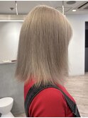 ハイトーンカラーミルクティーベージュピンクベージュ韓国30代
