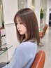 ★サロン推し★【絹髪】高濃度水素ケアストレート+カット+スパ【6000円of