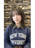 お顔周りレイヤースタイル