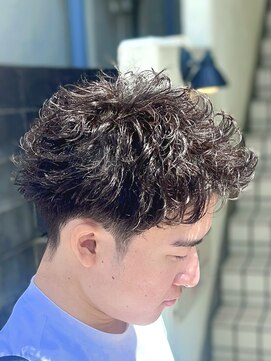 コハク(COHAQ BEAUTY AND RESORT) ルーズショートパーマ/メンズパーマ/ショートパーマ