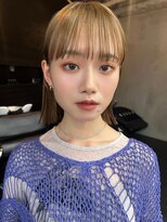 キラ 渋谷(KILLA)&nbsp;切りっぱなしタッセルボブ☆耳かけスタイル