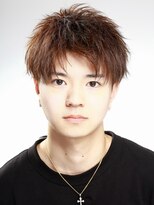 リップス 天神(LIPPS)&nbsp;刈り上げツーブロックアップバングショートソフトモヒカンヘア