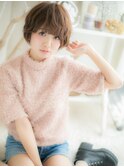 ふわくしゅ可愛い★重めマッシュショートｃ