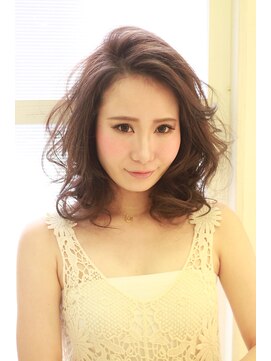 バグズ ヘアデザイン 桔梗が丘店(Baguz HAIR DESIGN) ☆Baguz☆大人可愛い暗髪ブルージュセミディ