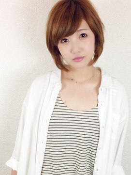 ボレロ(bolero) 【bolero】カジュアルショート×ゴールドベージュ