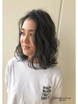 モアナ バイ ヘッドライト 沖縄東崎店(Moana by HEADLIGHT) ミディアムパーマボブ☆Ｍｏａｎａ