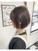 大人可愛いショート　グラデーションボブ