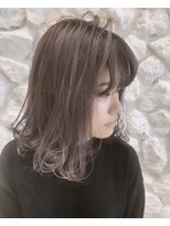 モアナ バイ ヘッドライト 沖縄南風原店(Moana by HEADLIGHT)&nbsp;透明感グレージュ#大人かわいい#ボブ#イメチェン