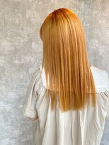 ブロッサム 池袋店(Blossom) イエローオレンジベージュブリーチダブルカラー池袋髪質改善