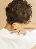 ドゥーア 代官山(Door) #パーマショート#カーキグレージュ#ニュアンスマッシュ