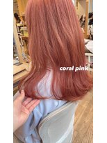 バイオレット 表参道店(Violet) 【ハイトーン】ピーチのような可愛らしいコーラルピンク