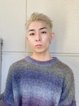 ノブレス(NOBLESSE) スパイキーショート/ホワイトブロンド/ikezawa