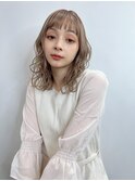 ミルクティーベージュ×ミディアムレイヤー☆