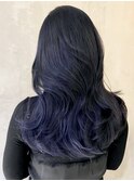 ラベンダーブルーレイヤーカット_チェリーブラウン_ba377492