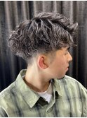 波巻きツイストスパイラルパーマ