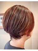 茅ヶ崎大人ショートボブ。