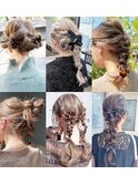 ヘアセット、ヘアアレンジ