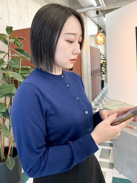 ノエ(noe) 顎下2センチボブ×ダークグレージュ