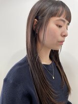 ノス 表参道(NOOS) 髪質改善/ミネコラ/地毛風カラー/アッシュブラック