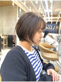 ☆短すぎずショートすぎないボブでふんわりトップが可能に！