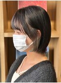 ウルフショート × インナーカラー(グレージュ)(3)【liblo】
