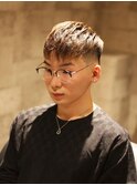メンズカットメンズパーマニュアンスパーマフェードカット[立川]