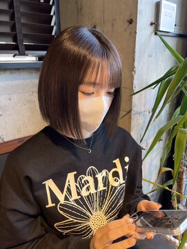 ナンバー 秋田店(N°) ぷつっとボブ